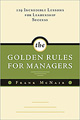 Golden Rules for Managers