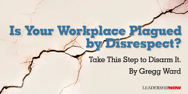 Workplace Plagued by Disrespect