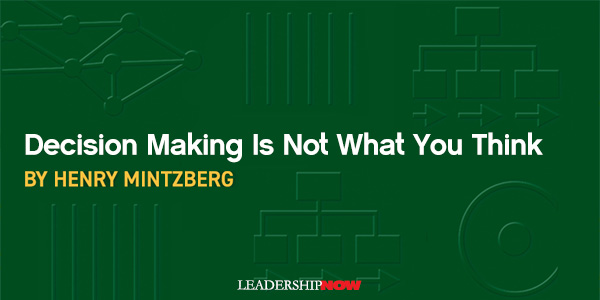 Mintzberg Decision Making