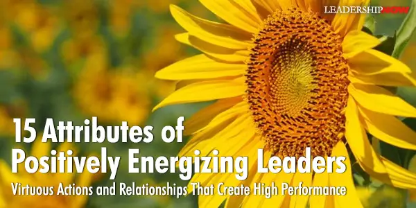 Positively Energizing Leadership