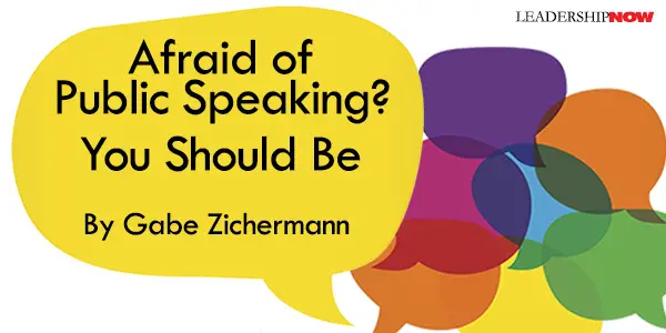 Afraid of Public Speaking