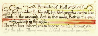 William Blake Poem: The Marriage of Heaven and Hell